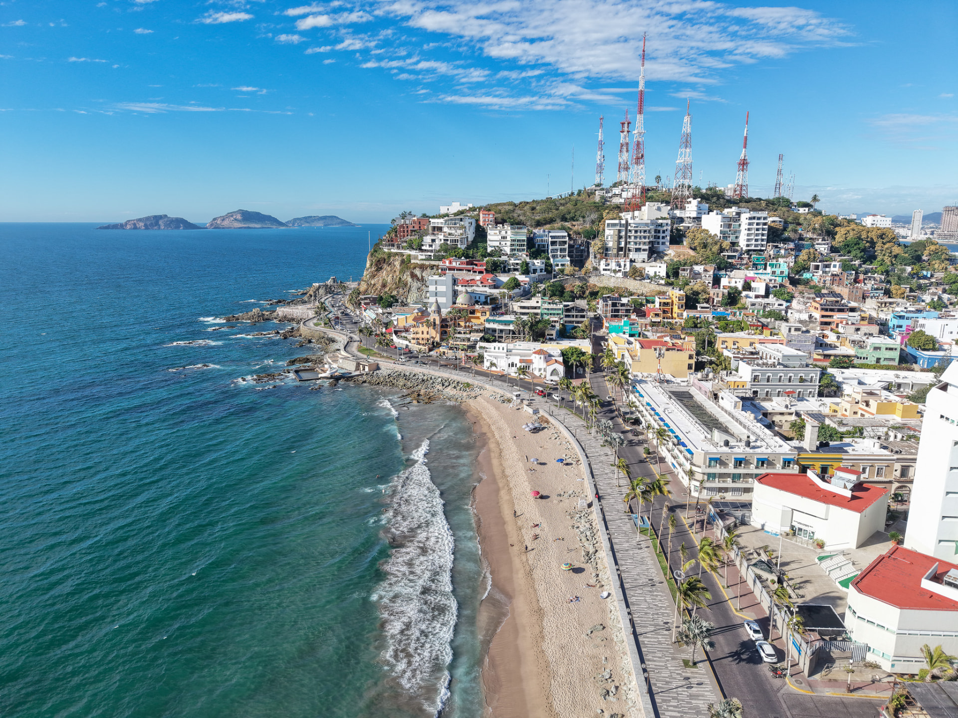 Vista panorámica de Olas Altas y el Centro Histórico