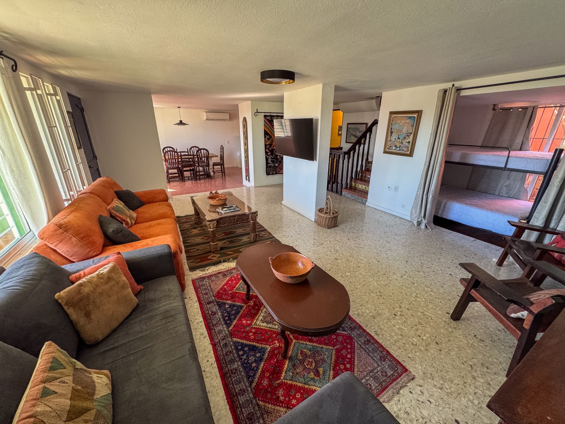 Sala amplia de Casa Altas